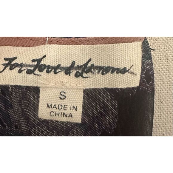 Free People For Love & Lemons $295 Silk ViVi Flora Cleo Burnout Maxi Dress Sz XS - Picture 8 of 8